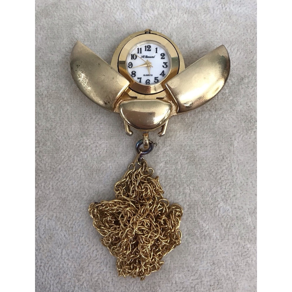 St Bernard Ladybug Necklace Watch ~ For Parts Or Repairs